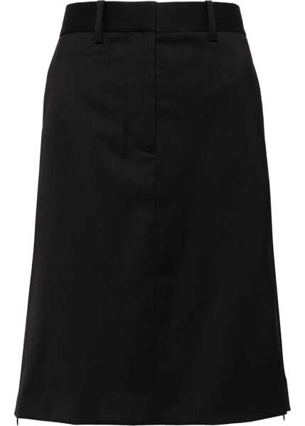 Fuste casual HELMUT LANG Wool Skirt BLACK Femei (BM 15757067) 1