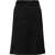 HELMUT LANG Wool Skirt BLACK