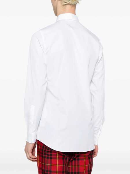 Camasi casual Moschino Cotton Shirt WHITE Barbati (BM 15757088) 4