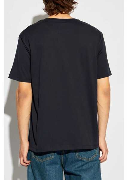 Tricouri Bally T-Shirt With Logo BLUE Barbati (BM 15757187) 4