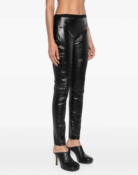 Pantaloni casual Rick Owens Denim Leggings BLACK Femei (BM 15757202) 3
