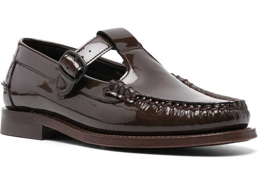 Mocasini HEREU Moccasin T-Bar Alber BROWN Femei (BM 15757232) 2