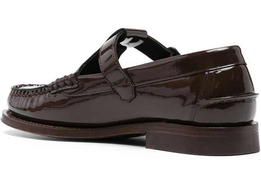 Mocasini HEREU Moccasin T-Bar Alber BROWN Femei (BM 15757232) 3