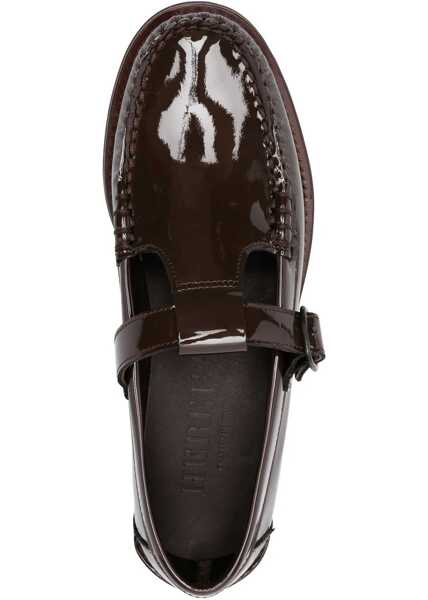 Mocasini HEREU Moccasin T-Bar Alber BROWN Femei (BM 15757232) 4