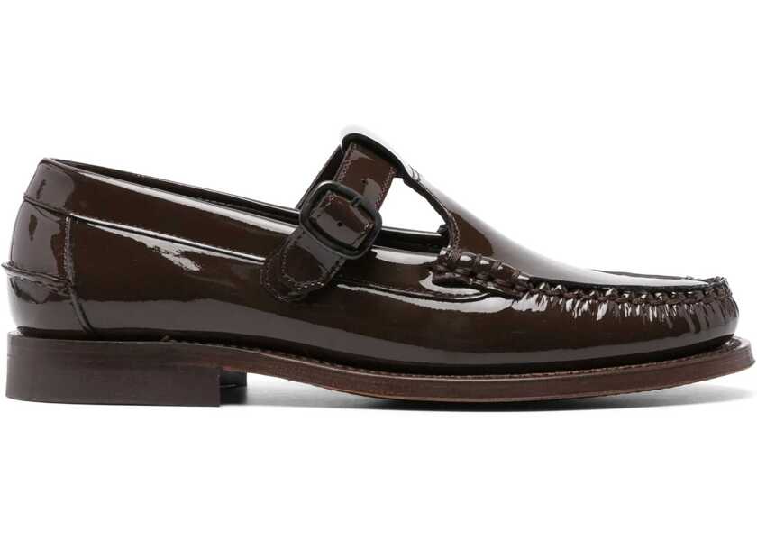 Mocasini HEREU Moccasin T-Bar Alber BROWN Femei (BM 15757232) 1