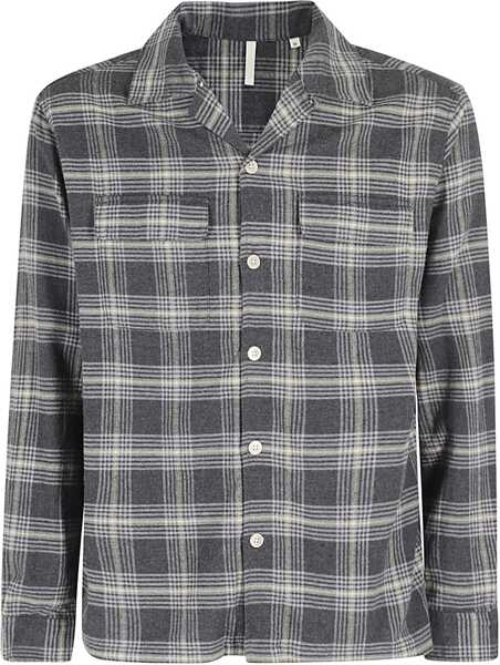 Camasi casual SUNFLOWER Plaid Shirt GREY Barbati (BM 15757682) 1