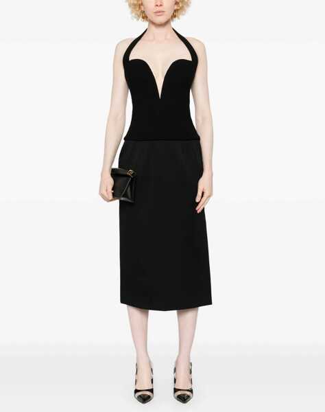 Fuste casual Dolce & Gabbana Longuette Skirt BLACK Femei (BM 15758057) 2