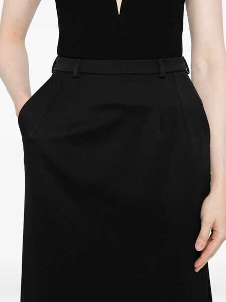 Fuste casual Dolce & Gabbana Longuette Skirt BLACK Femei (BM 15758057) 5