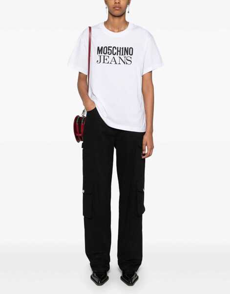 Pantaloni casual MOSCHINO JEANS Cargo Pants BLACK Femei (BM 15758216) 2