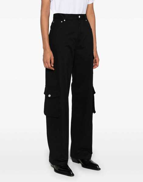 Pantaloni casual MOSCHINO JEANS Cargo Pants BLACK Femei (BM 15758216) 3