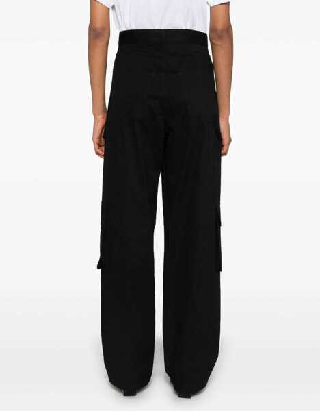 Pantaloni casual MOSCHINO JEANS Cargo Pants BLACK Femei (BM 15758216) 4