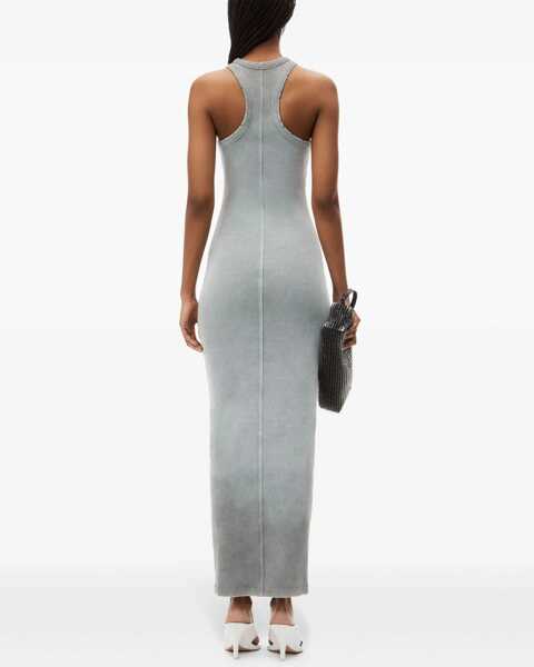 Rochii casual Alexander Wang Dress With Logo GREY Femei (BM 15758381) 3