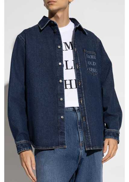 Camasi casual Moschino Same Old Chic Shirt DENIM Barbati (BM 15758405) 3