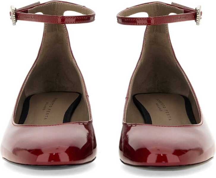 Balerini ROBERTO FESTA Mary Jane Margot RED Femei (BM 15758534) 4