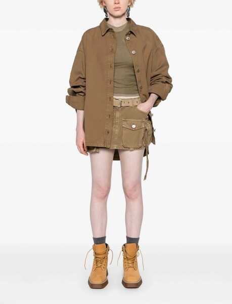 Fuste casual THE ATTICO Mini Skirt Fay BROWN Femei (BM 15758648) 2