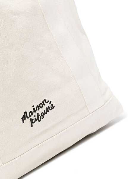 Genti de umar MAISON KITSUN Fox Head Print Bag POWDER Femei (BM 15758870) 4