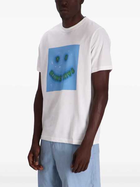 Tricouri Paul Smith Happy T-Shirt WHITE Barbati (BM 15758957) 3