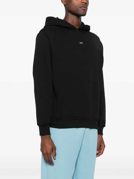 Bluze de trening A.P.C. Sweatshirt With Micro Logo BLACK Barbati (BM 15758960) 3