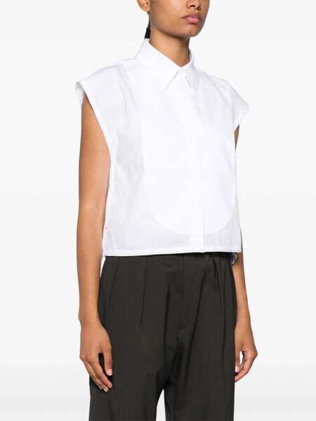 Camasi elegante Victoria Beckham Cotton Shirt WHITE Femei (BM 15759008) 3