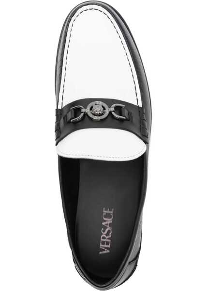Mocasini Versace Moccasin Medusa 95 WHITE Barbati (BM 15759092) 4