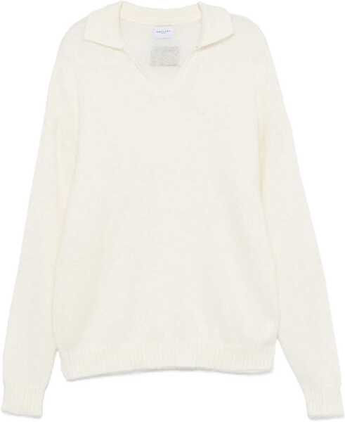 Tricouri Polo Family First Knitted Polo. WHITE Barbati (BM 15759155) 1