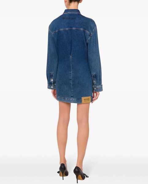 Rochii casual MOSCHINO JEANS Denim Dress DENIM Femei (BM 15759425) 3
