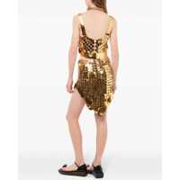 Imbracaminte RABANNE Dama - Fuste casual RABANNE Golden Sparkle Skirt GOLD Femei (BM 15759467) - B-mall.ro