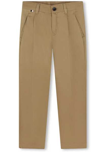 Pantaloni casual Hugo Boss Pants BEIGE Baieti (BM 15759950) 1