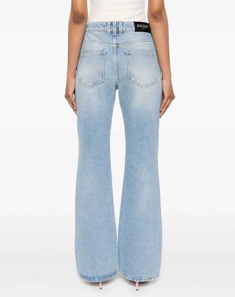 Blugi skinny Balmain Flare Fit Jeans DENIM Femei (BM 15759983) 4