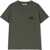 Golden Goose Journey/ Boy's T-Shirt/ Cotton Jersey Golden State Print 78 GREEN