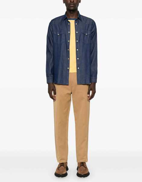 Camasi casual Lardini Regular Fit Shirt DENIM Barbati (BM 15760097) 2