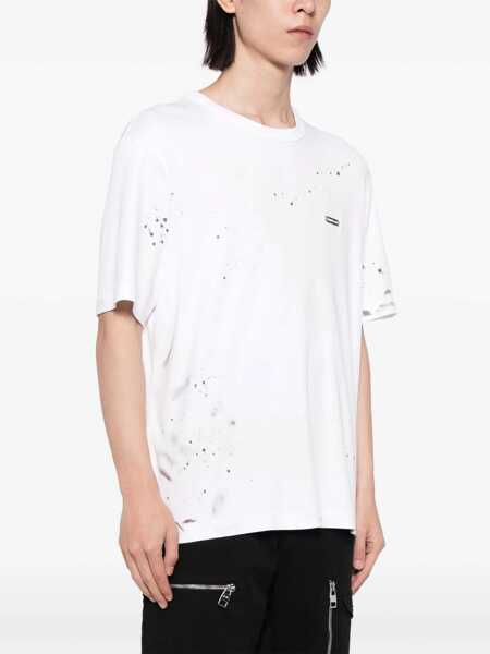 Tricouri HELMUT LANG T-Shirt With Print WHITE Barbati (BM 15760400) 3