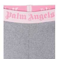 Pantaloni casual Palm Angels pentru Fete - Pantaloni casual Palm Angels Logo Band Lurex Rib Flarepant SILVER Fete (BM 15760721) - B-mall.ro