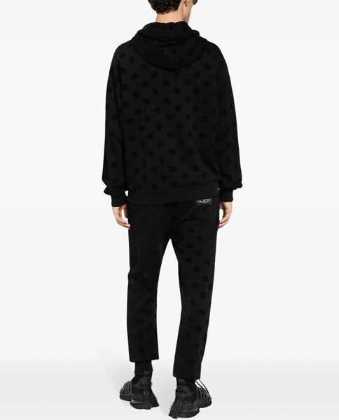 Bluze de trening Dolce & Gabbana Sweatshirt With Allover Logo BLACK Barbati (BM 15760904) 4