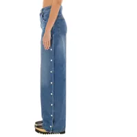 Blugi Stella McCartney Dama - Blugi evazati Stella McCartney Loose Fit Jeans DENIM Femei (BM 15761114) - B-mall.ro