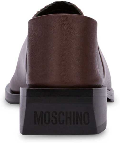 Mocasini Moschino Shootie Cuban Heel BROWN Femei (BM 15761129) 3
