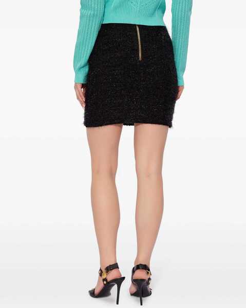 Fuste casual Balmain Mini Skirt BLACK Femei (BM 15761135) 4
