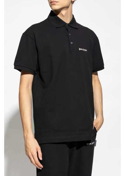Tricouri Polo Palm Angels Polo With Logo BLACK Barbati (BM 15761138) 3