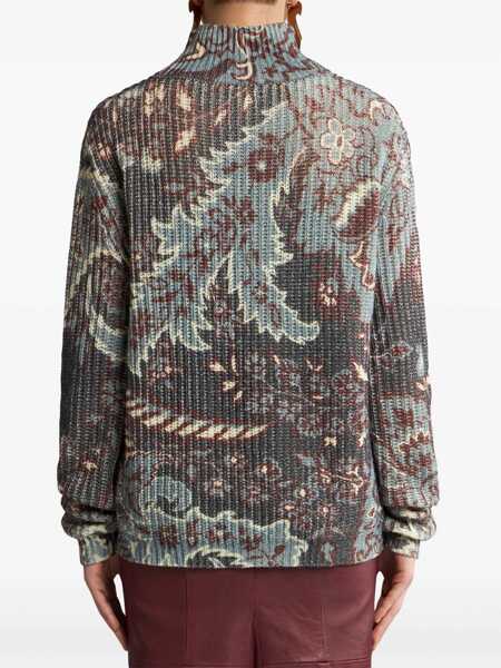 Pulovere ETRO Printed Wool Sweater MULTICOLOUR Femei (BM 15761195) 4