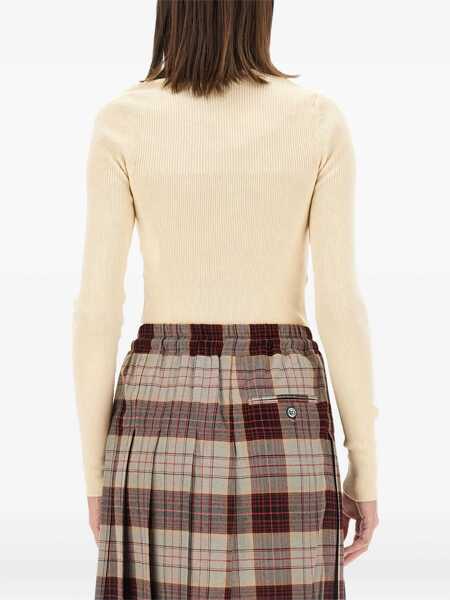 Pulovere casual Vivienne Westwood Bea Shirt WHITE Femei (BM 15761324) 4