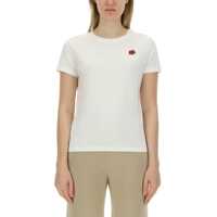 Tricouri T-Shirt With Logo Embroidery Femei