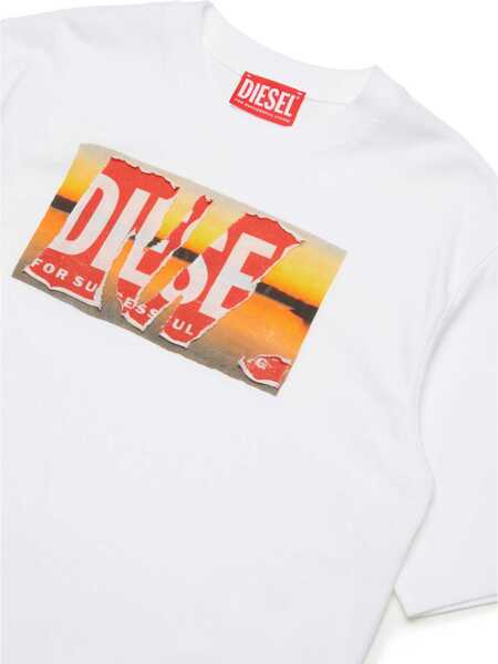 Tricouri Diesel Twashpoffl1 Over WHITE Baieti (BM 15761498) 3