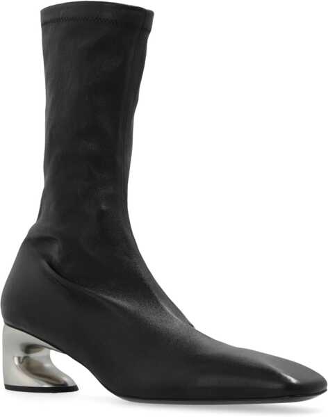 Cizme scurte Jil Sander Leather Boot BLACK Femei (BM 15761531) 4