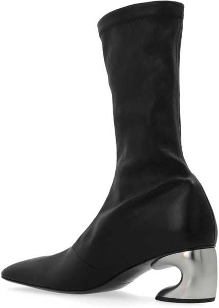 Cizme scurte Jil Sander Leather Boot BLACK Femei (BM 15761531) 5
