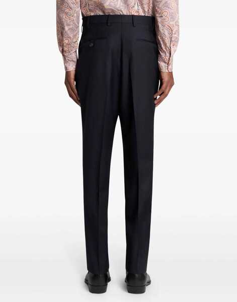 Pantaloni casual ETRO Wool Pants BLUE Barbati (BM 15761720) 4
