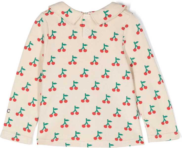 Tricouri Bobo Choses Baby Cherry All Over Collar T-Shirt WHITE Baieti (BM 15761783) 2