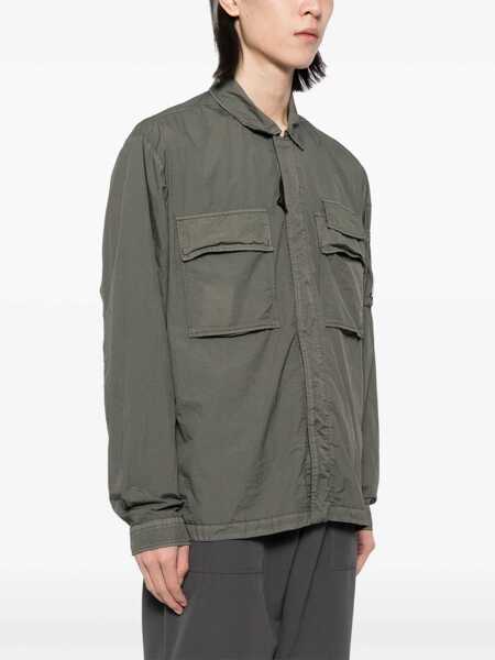 Camasi casual C.P. Company Shirt With Logo GREEN Barbati (BM 15761798) 3