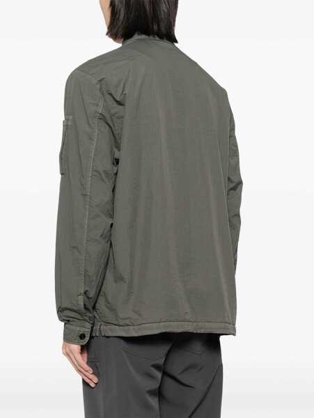 Camasi casual C.P. Company Shirt With Logo GREEN Barbati (BM 15761798) 4