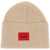 Hugo Boss Beanie Hat With Logo BEIGE