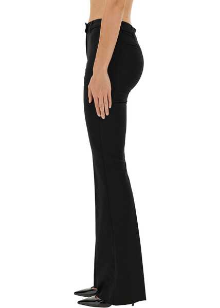 Pantaloni casual Thelatest An Pants BLACK Femei (BM 15762092) 3